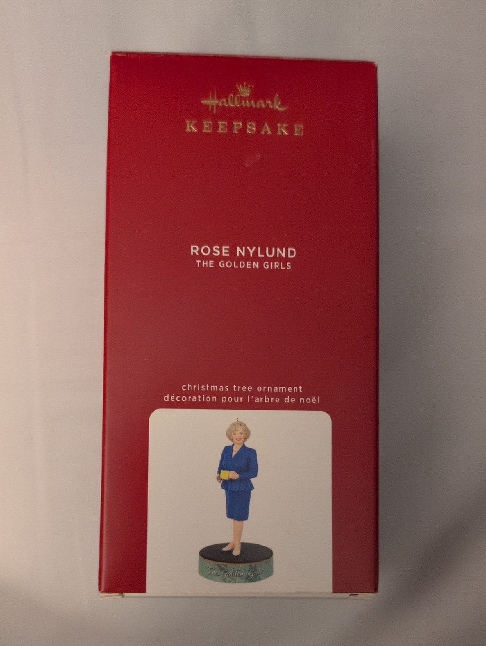 Hallmark Keepsake Rose Nylund Ornament - Red and Blue